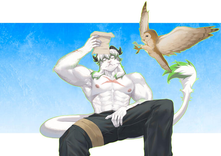 2025 - Chillin' Commission For Lazybone Ngo