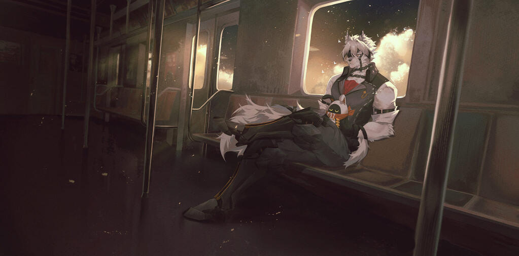 2024 - Night train Fanart Von Lycaon from Zenless Zone Zero